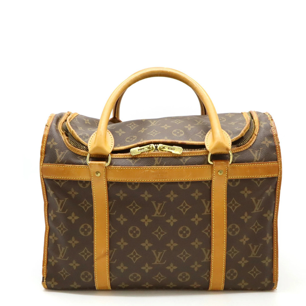 LOUIS VUITTON Monogram Sac Chien Dog Carrier Bag Pet Boston